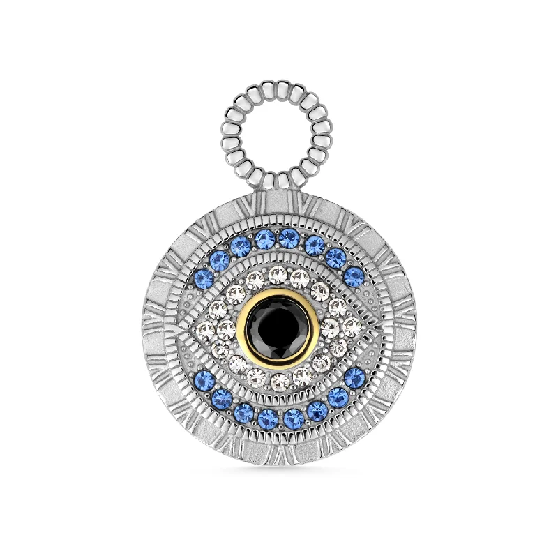 Evil Eye Stainless Steel CZ Pendant / PDJ5008