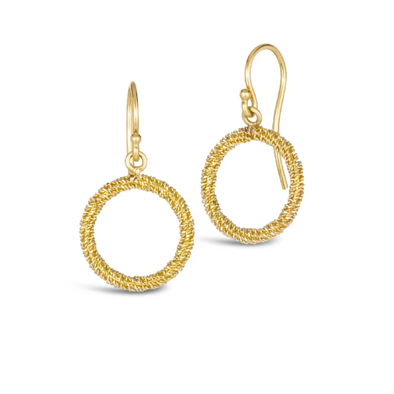 Circle Stardust Earrings