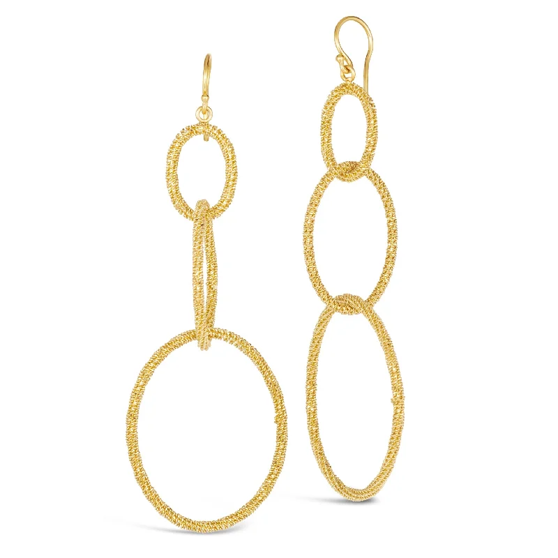 Oval Trio Stardust Earrings