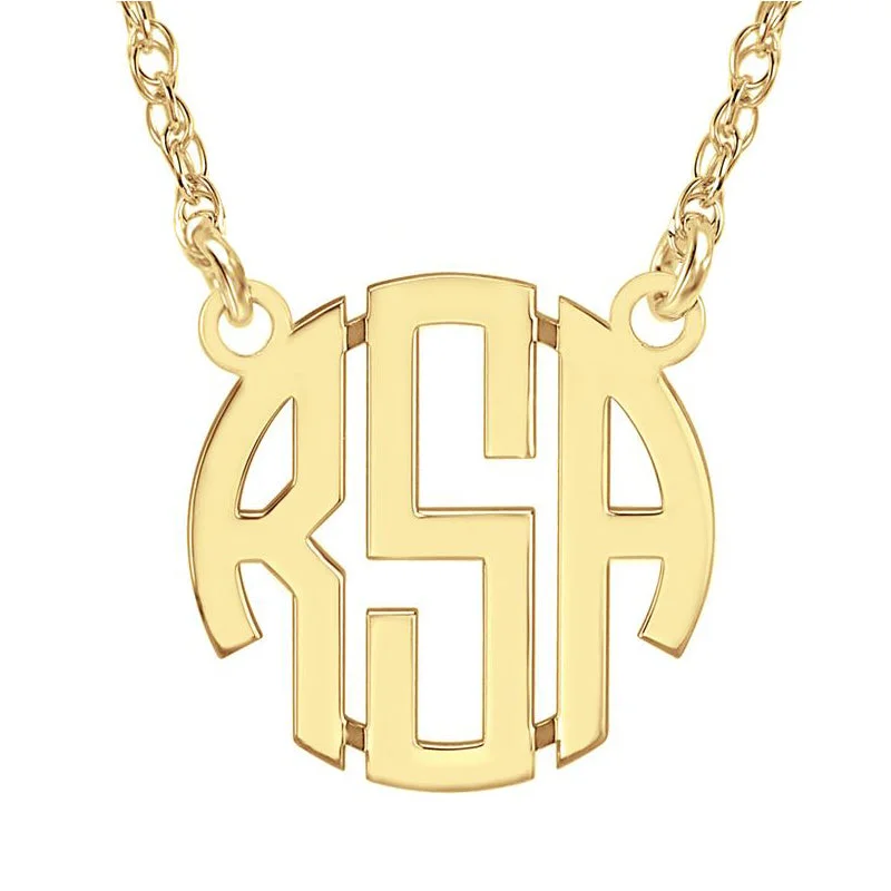 Fink's 15mm Custom Original Monogram Necklace