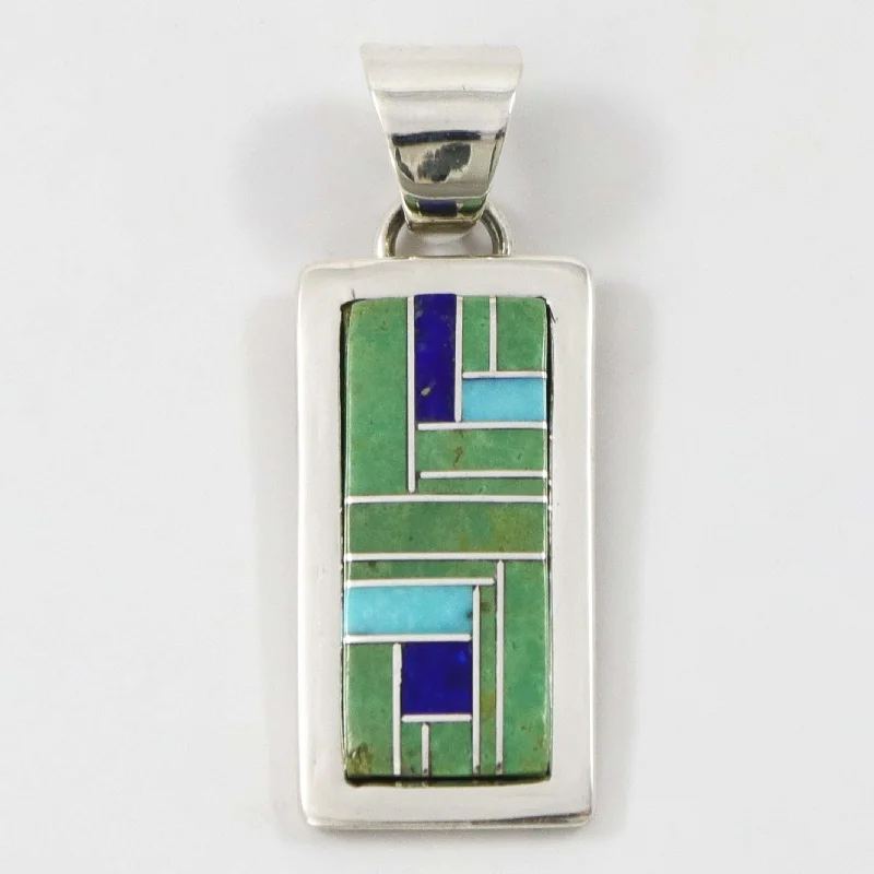 Lapis and Turquoise Pendant