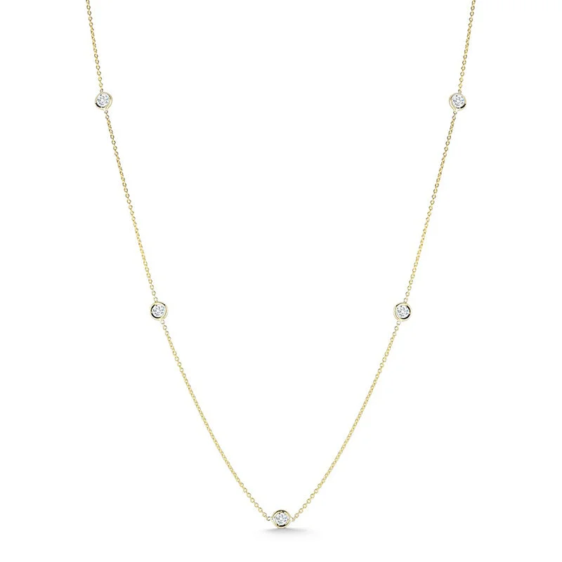 Roberto Coin Diamonds by the Inch Five Station Necklace