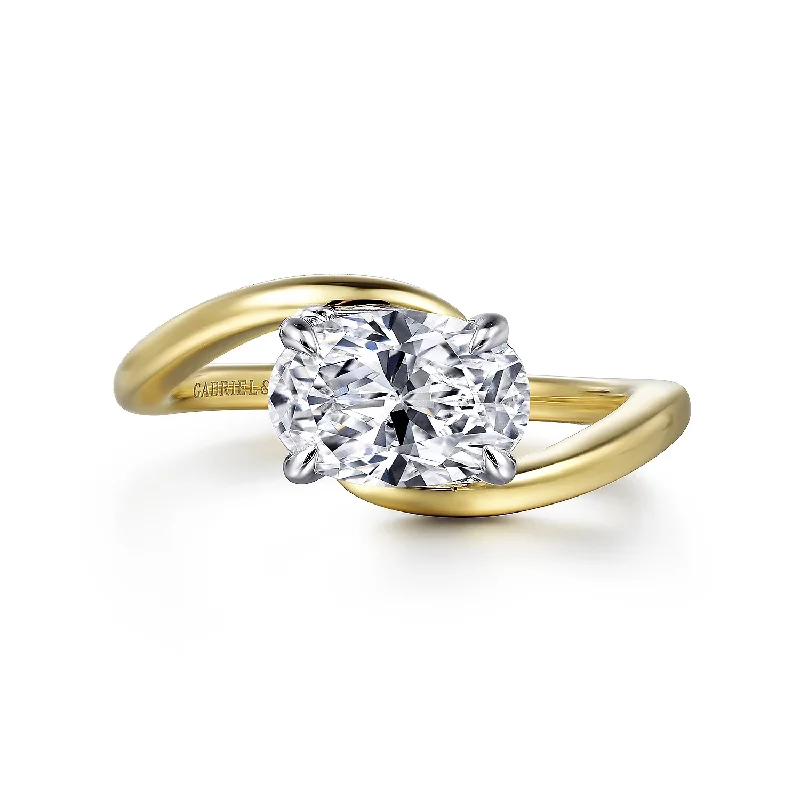 GABRIEL & CO "Contemporary" Engagement Ring