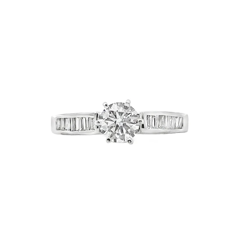 Lab Grown White Gold Diamond Engagement Ring