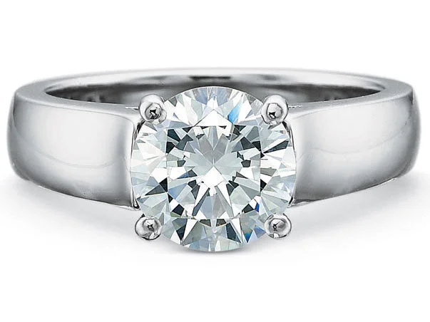 Precision Set "FlushFit" Solitaire Engagement Ring