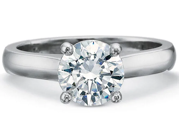 Precision Set Solitaire Engagement Ring