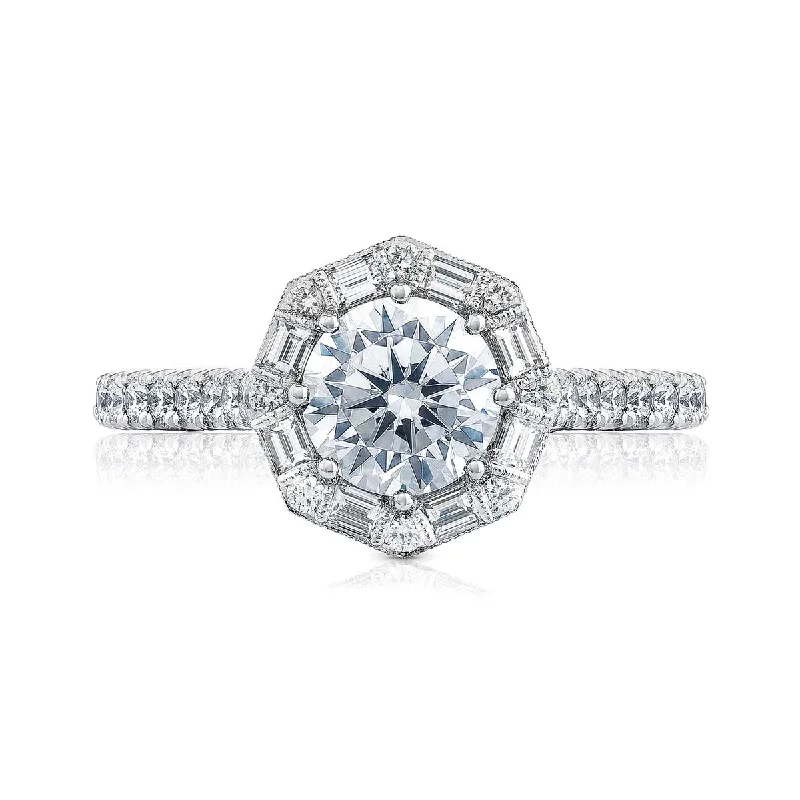 Tacori "Petite Crescent" Engagement Ring