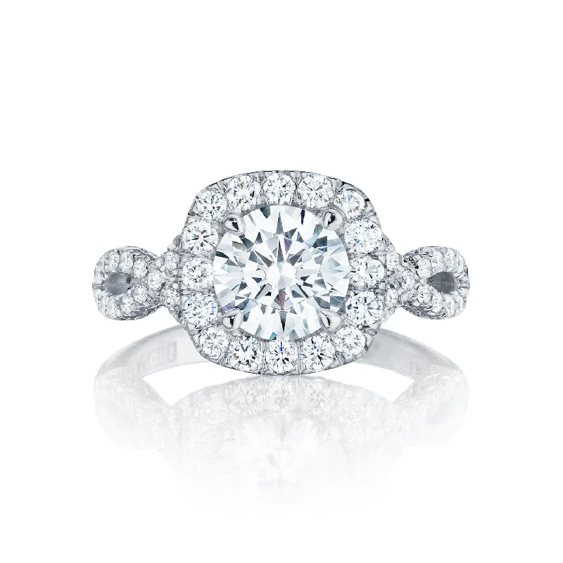 Tacori "Petite Crescent" Engagement Ring