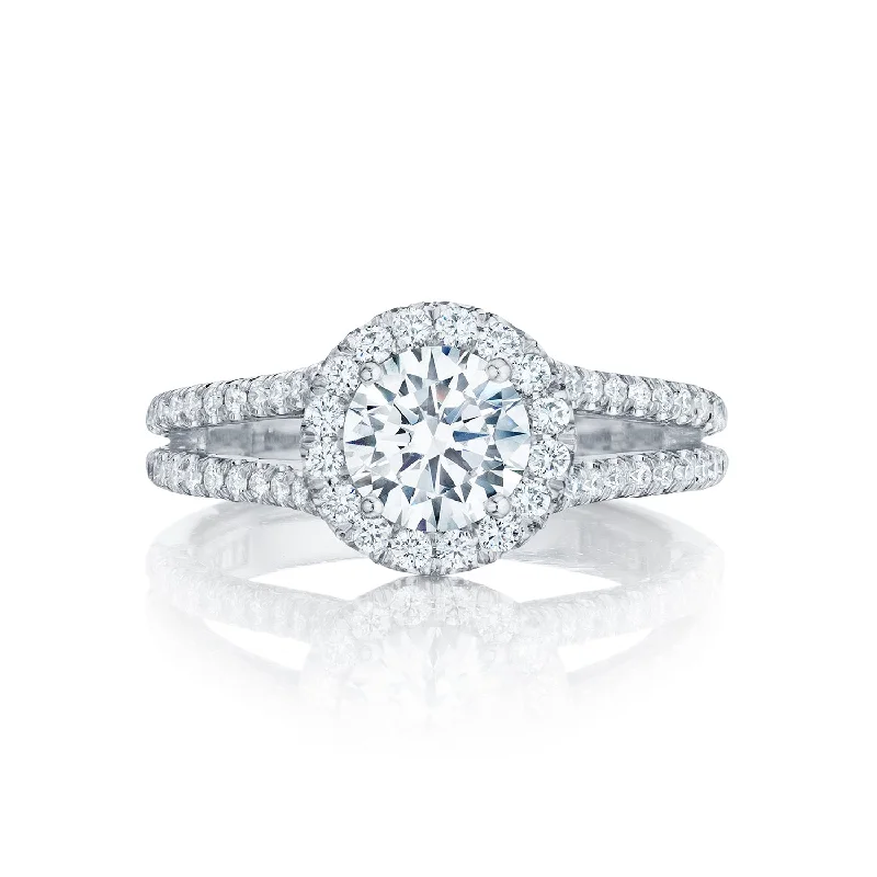 Tacori "Petite Crescent" Engagement Ring