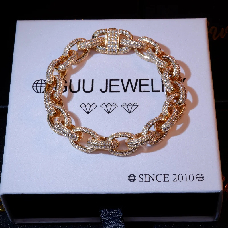 18K Gold-Plated Rope Link Bracelet