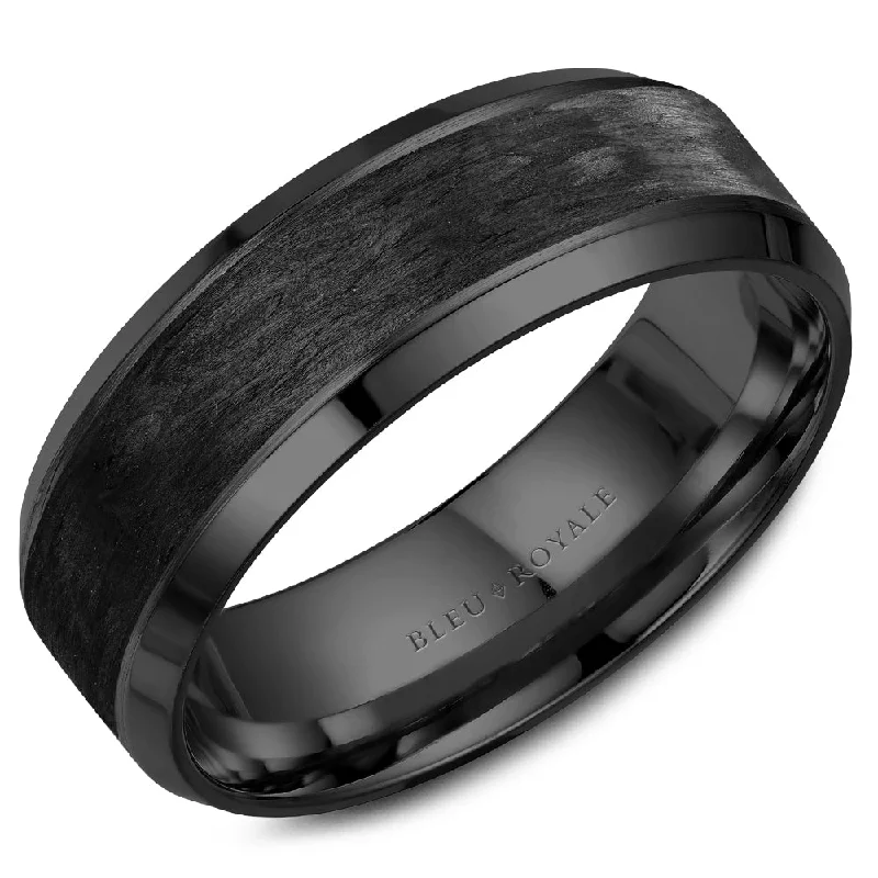 Bleu Royale "Distinct" Men's Wedding Band