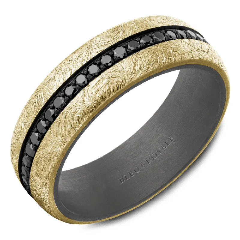 Bleu Royale "Tantalum" Men's Wedding Band