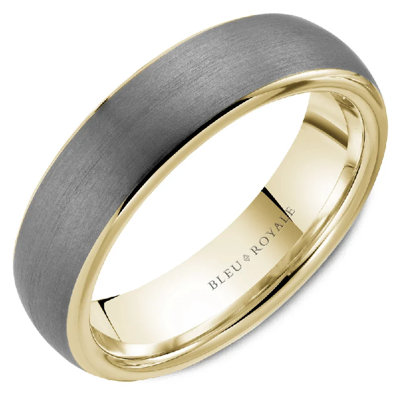 Bleu Royale "Tantalum" Men's Wedding Band