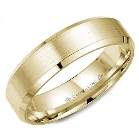 CrownRing Classic 6mm Wedding Ring in 18K Yellow Gold