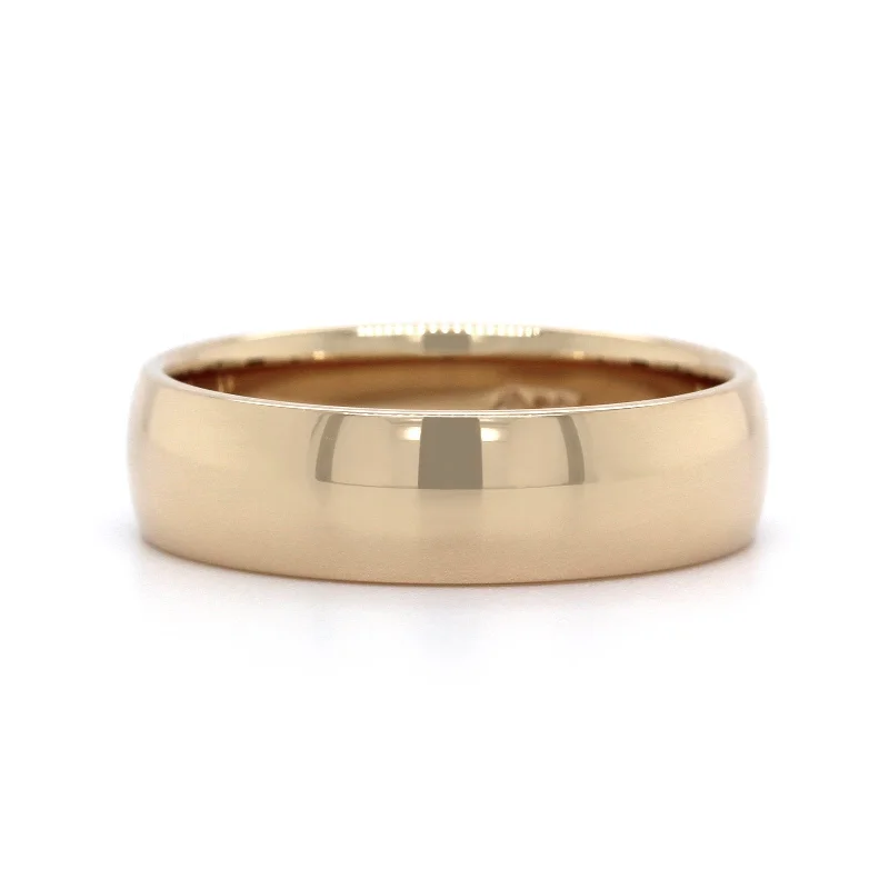 14K Yellow Gold Polished Band