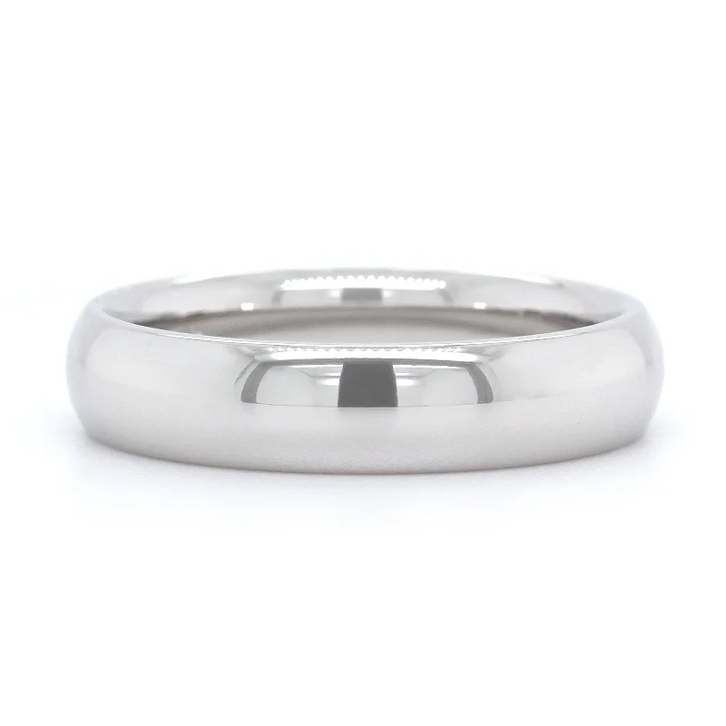 14K White Gold Polished Band