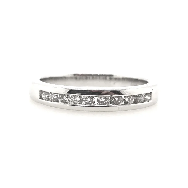 Platinum Diamond Wedding Band