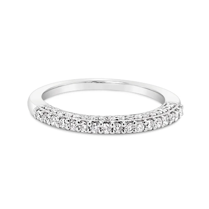 White Gold Diamond Wedding Band