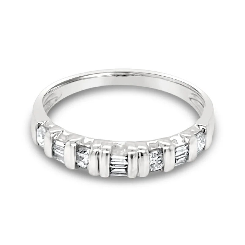 White Gold Diamond Wedding Band