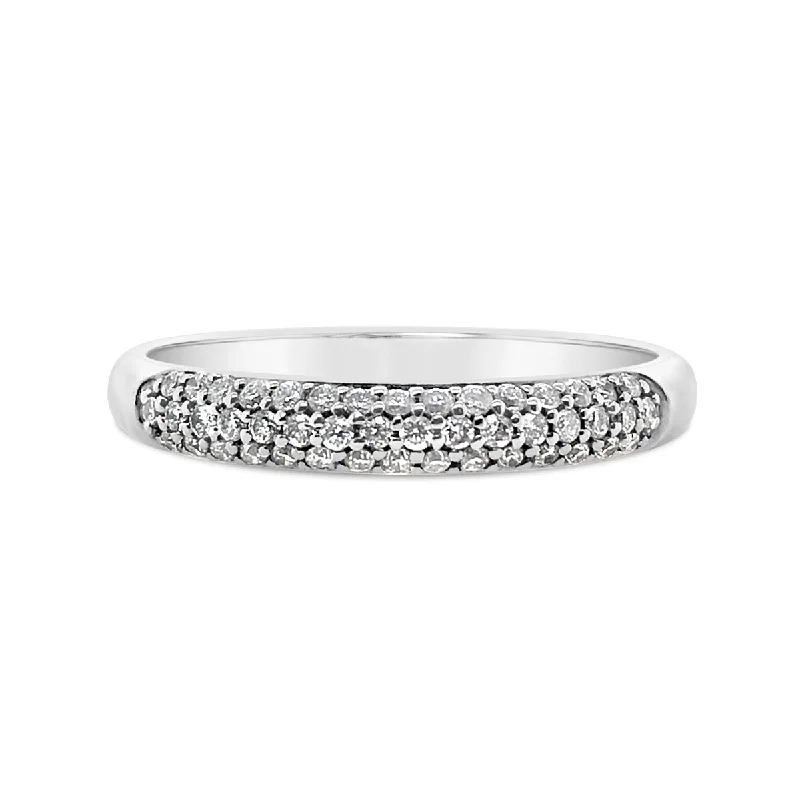 White Gold Diamond Wedding Band