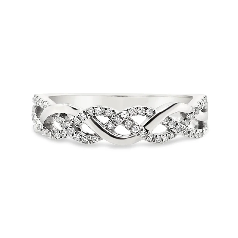 White Gold Diamond Wedding Band