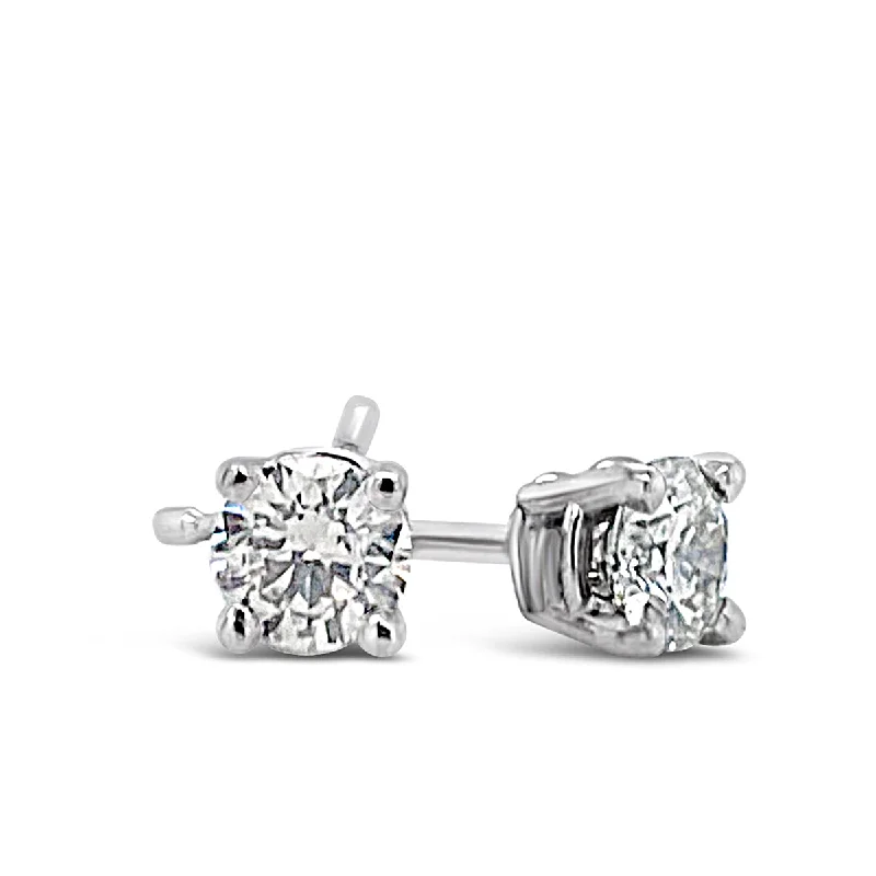 Forevermark 0.60 Cttw. White Gold Diamond Solitaire Earrings