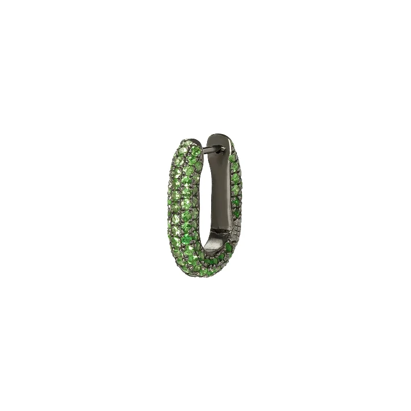 Tsavorite Link Earring - 18mm