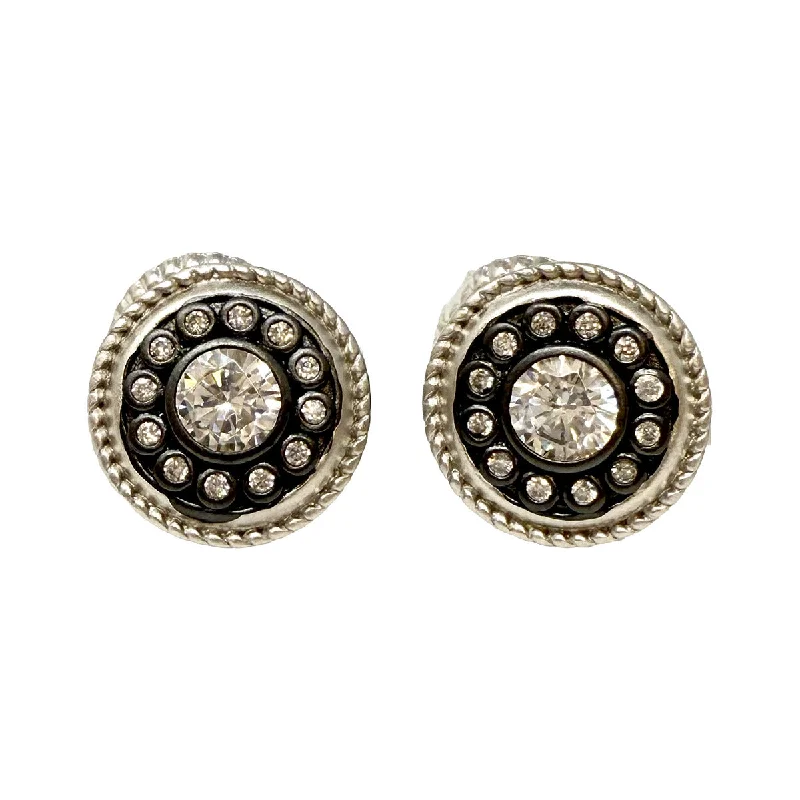 Freida Rothman Nautical Button Stud Earrings