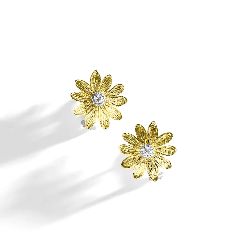 Vintage Bloom Earring - Gold