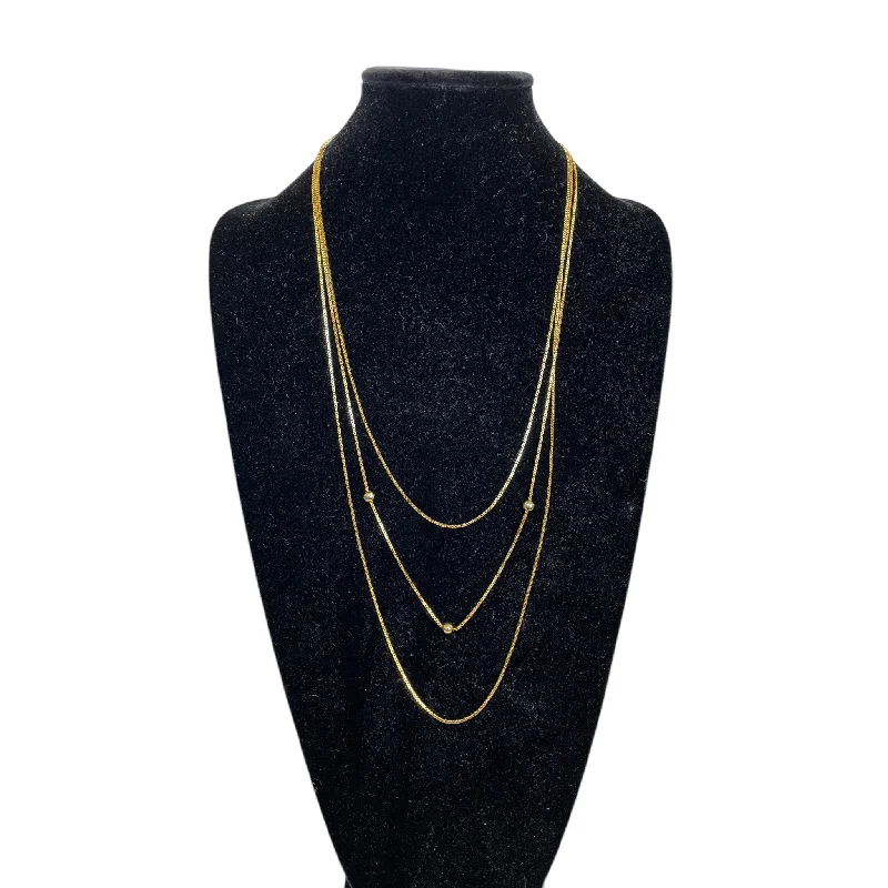 Necklace Statement By CME In Gold