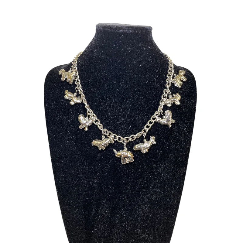 Necklace Statement By Coronet In Silver