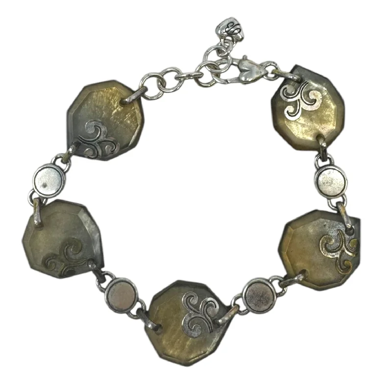 Plated Stone Bracelet Beaded By Brighton