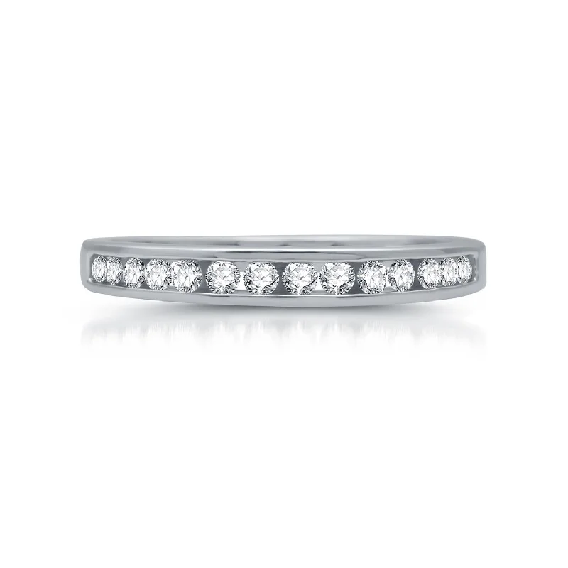 1/4 CTW Diamond Anniversary Ring in 10KT White Gold