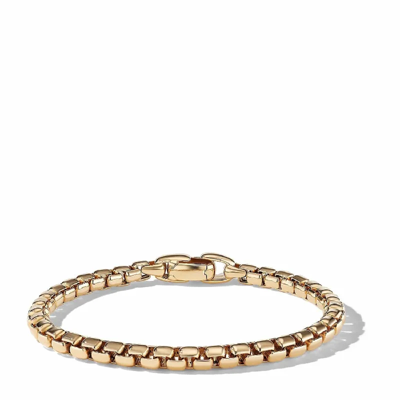 Box Chain Bracelet in 18K Yellow Gold