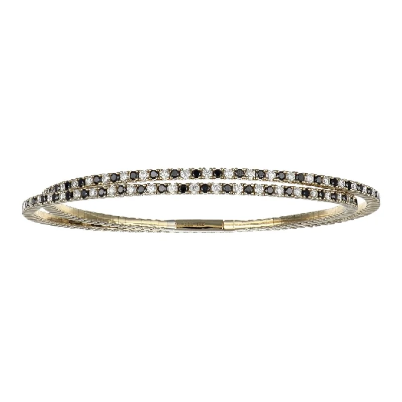 Black Diamond Bangle (Black Diamond 2.26 cts. White Diamond 2.36 cts.)