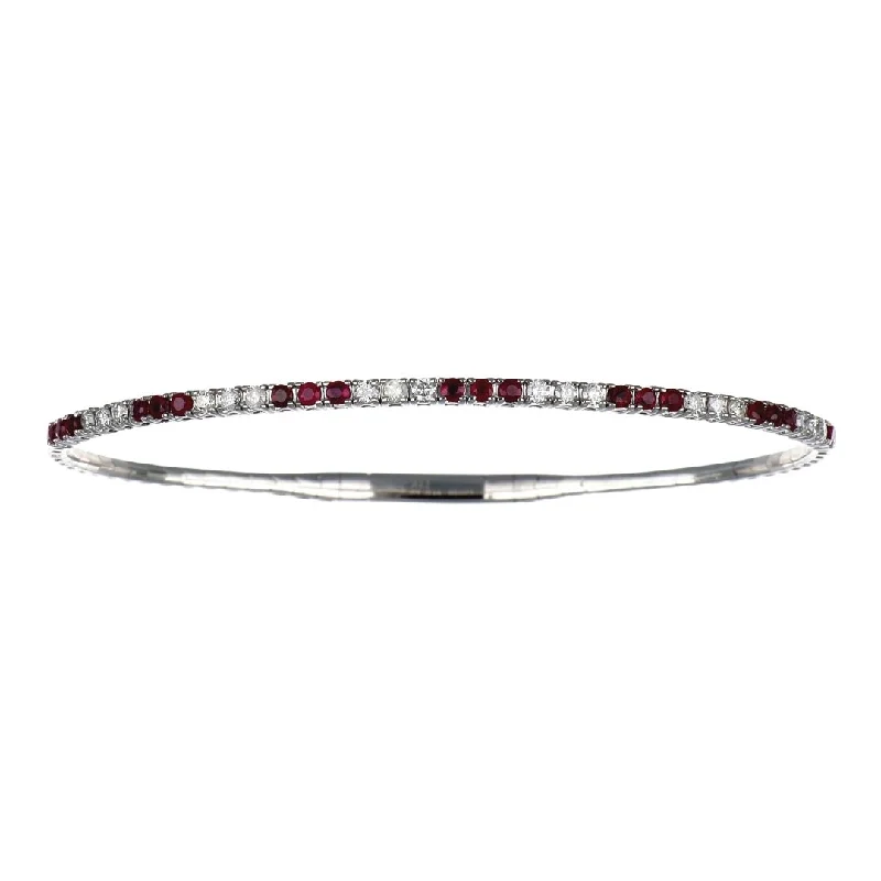 Ruby Bangle (Ruby 0.6 cts. White Diamond 0.42 cts.)