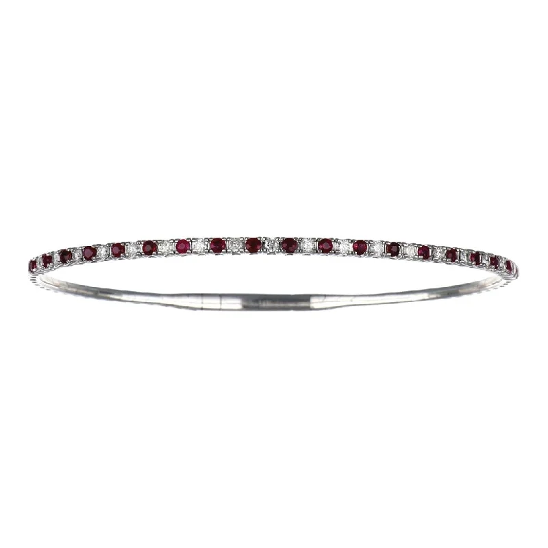 Ruby Bangle (Ruby 0.61 cts. White Diamond 0.42 cts.)