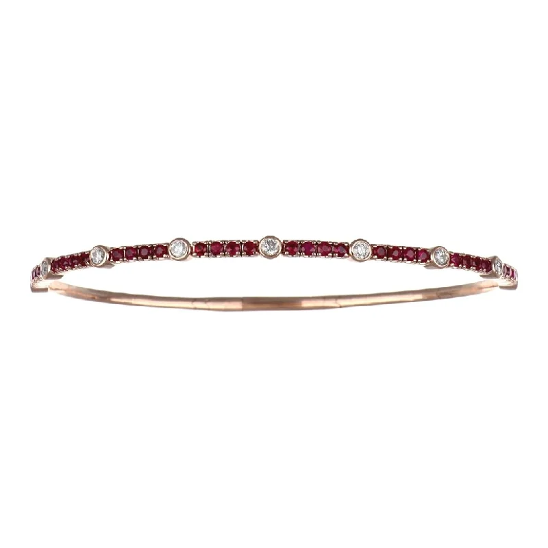 Ruby Bangle (Ruby 0.95 cts. White Diamond 0.37 cts.)