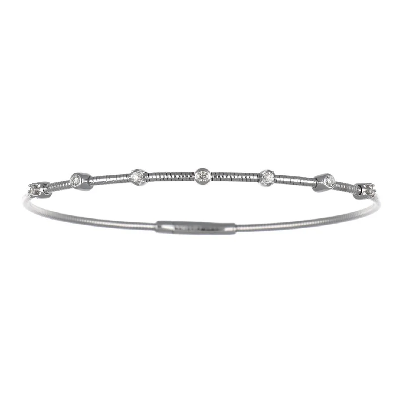 White Diamond Bangle (White Diamond 0.17 cts.)