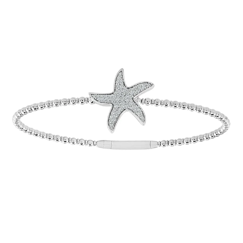 White Diamond Flexible Bangle (White Diamond 0.25 cts.)