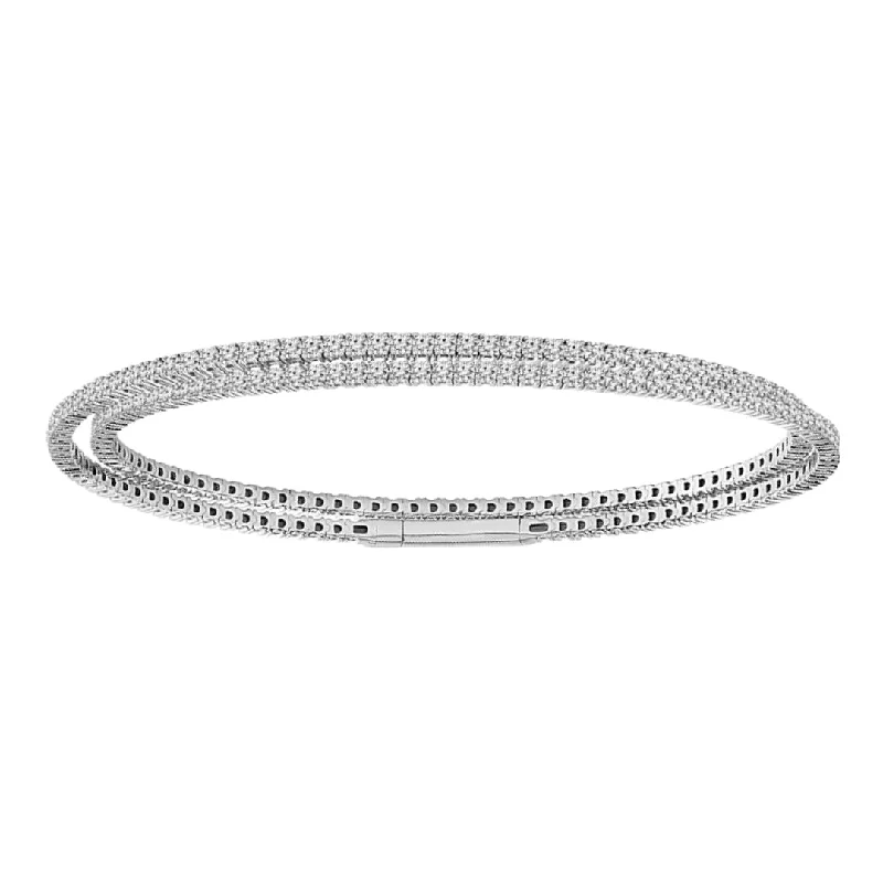 White Diamond Bangle (White Diamond 8.88 cts.)